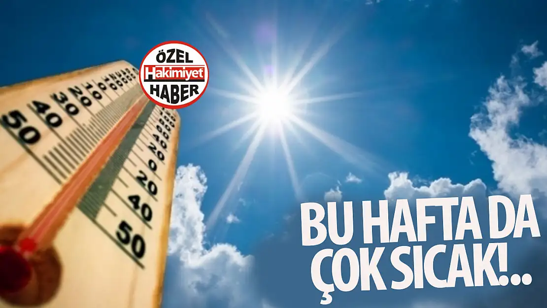 Konya'da Sıcak Hava Devam Edecek