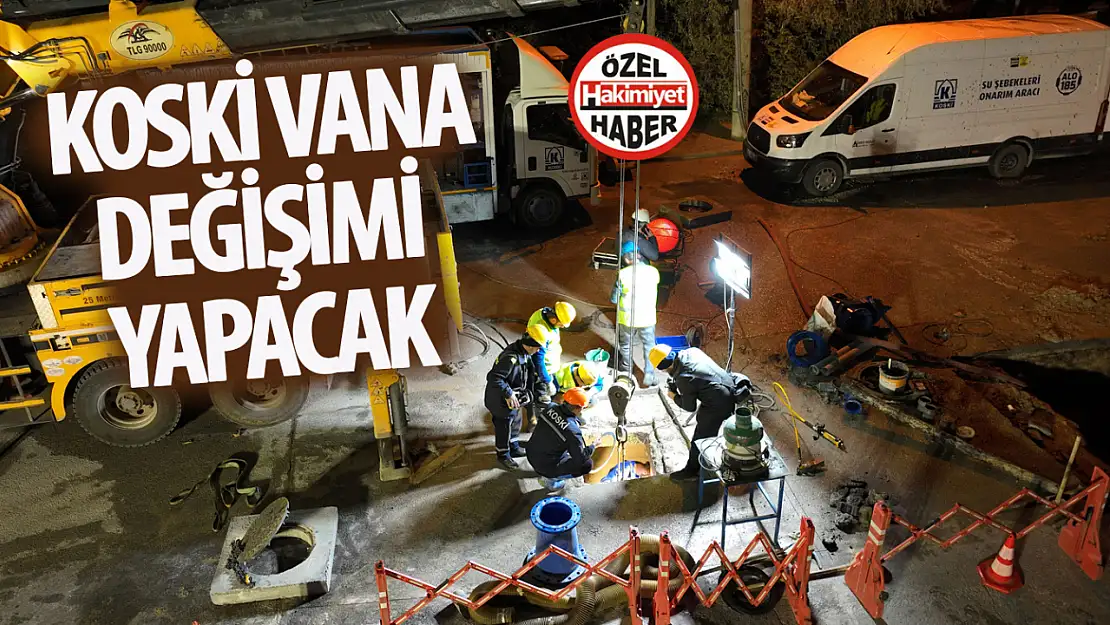 Konya'da Su Şebekesi Yenileme Çalışması Başlıyor