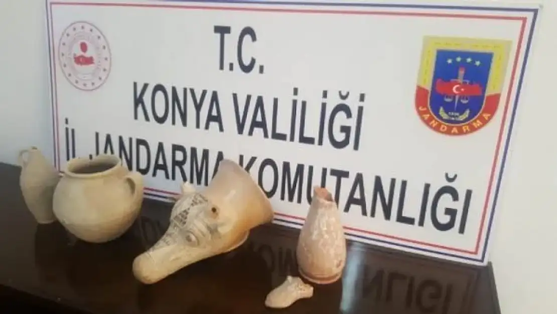 Konya'da tarihi eser kaçakçısı yakalandı