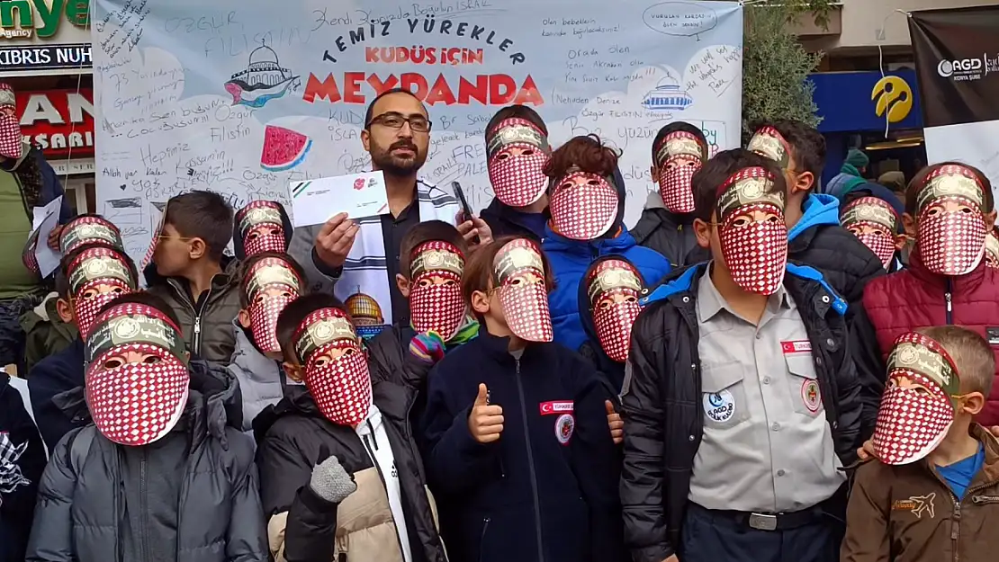 Konya'da Temiz Yürekler Kudüs İçin toplandı!