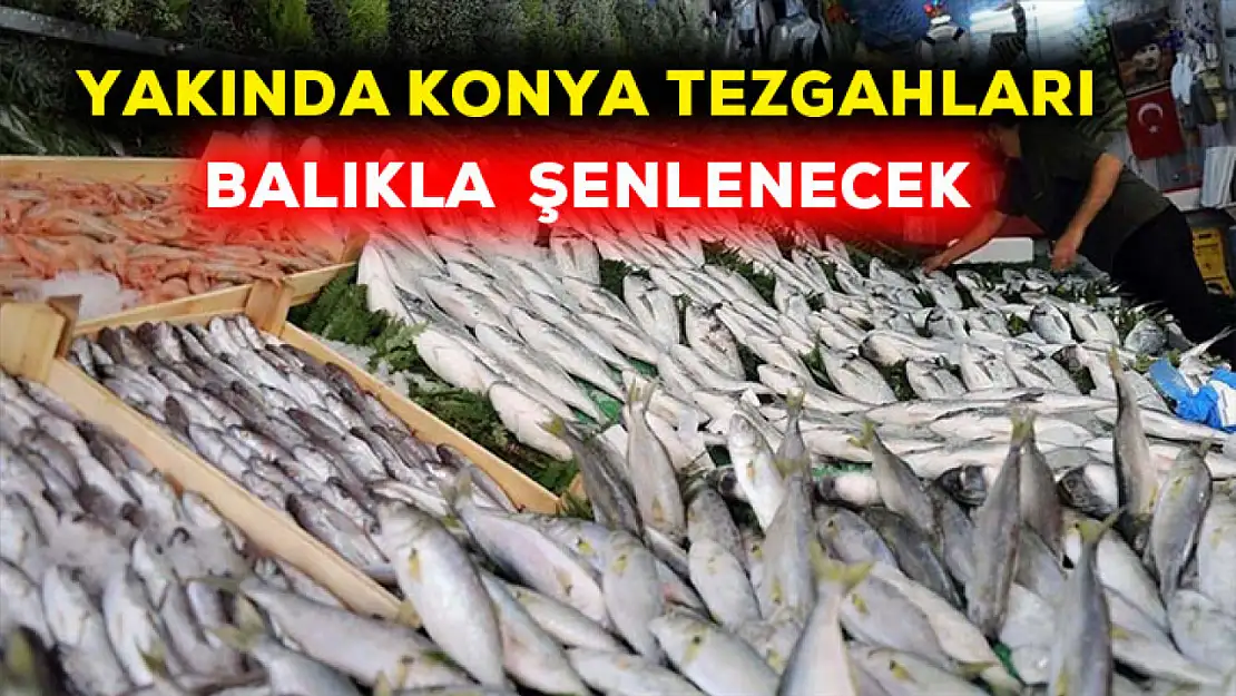 Konya'da tezgahlar balıkla şenlenecek