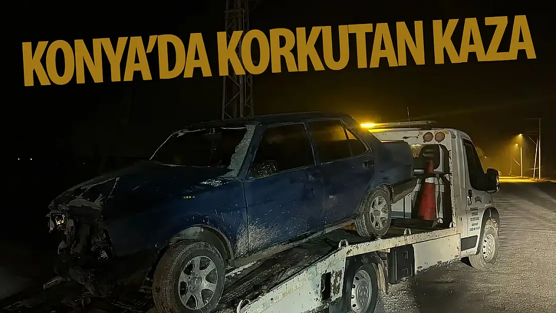 Konya'da trafik kazası: 1 yaralı