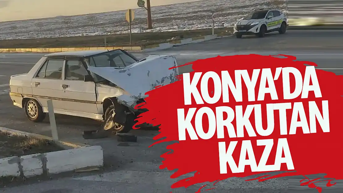 Konya'da trafik kazası: 1 yaralı