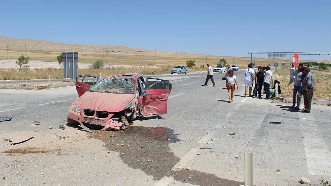 Konya'da trafik kazası!  4 yaralı