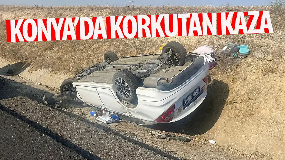 Konya' da trafik kazası meydana geldi