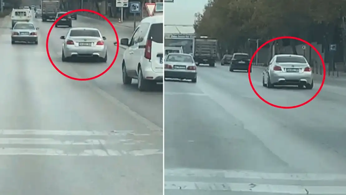 Konya'da trafik magandası diğer sürücülerin canını hiçe saydı: Kendisini uyaranlara tepki gösterdi!
