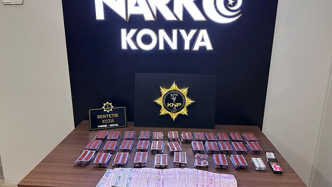 Konya'da uyuşturucuya geçit yok: Bir haftada 34 operasyon, 37 tutuklama!