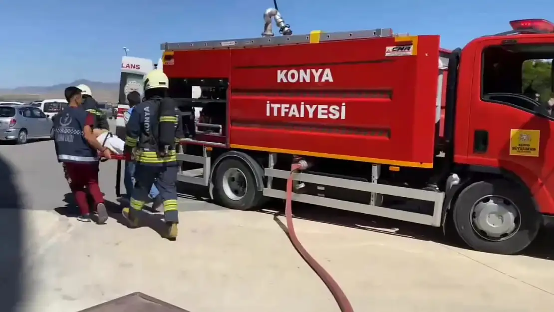 Konya' da yangın tatbikatı yapıldı