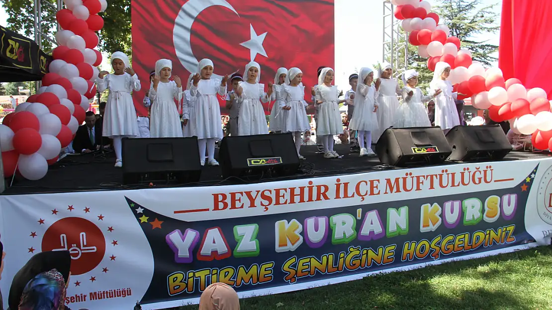 Konya' da yaz kursları bitirme şenlikleri düzenlendi