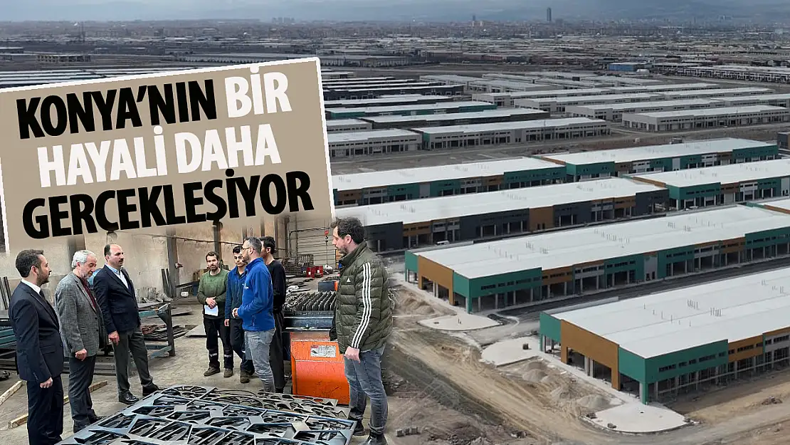 Konya'da Yeni Motorlu Sanayi Sitesi Hızla Yükseliyor