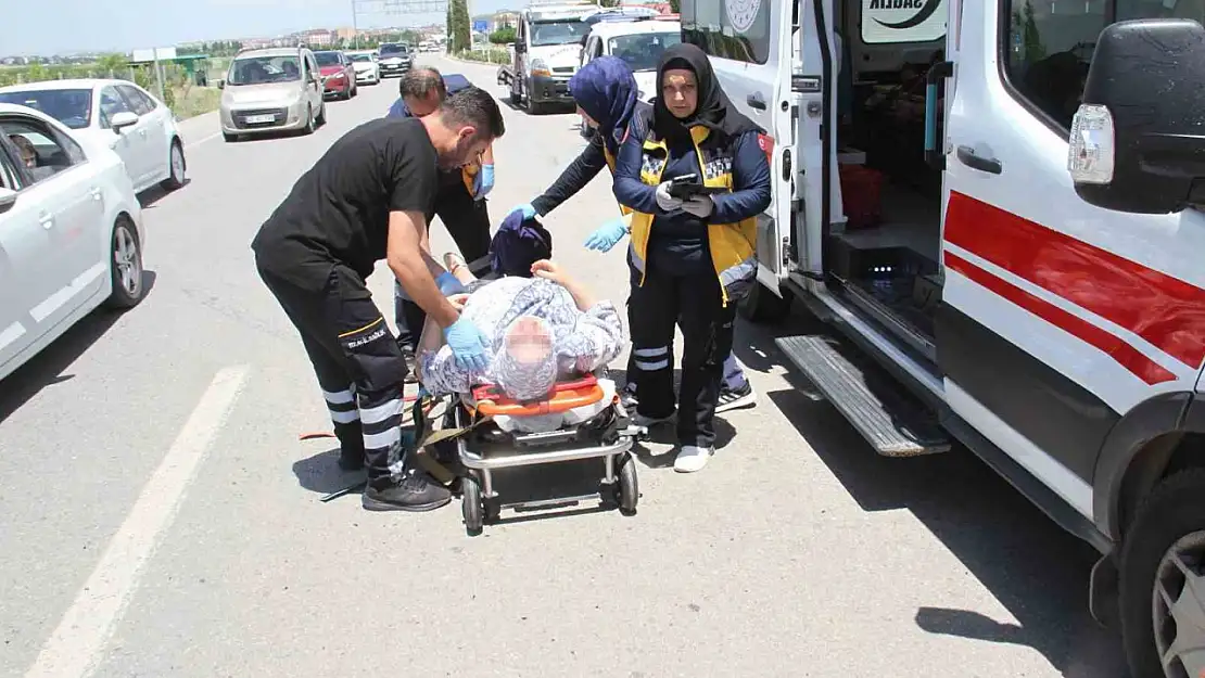 Konya'da zincirleme kaza : 4 yaralı