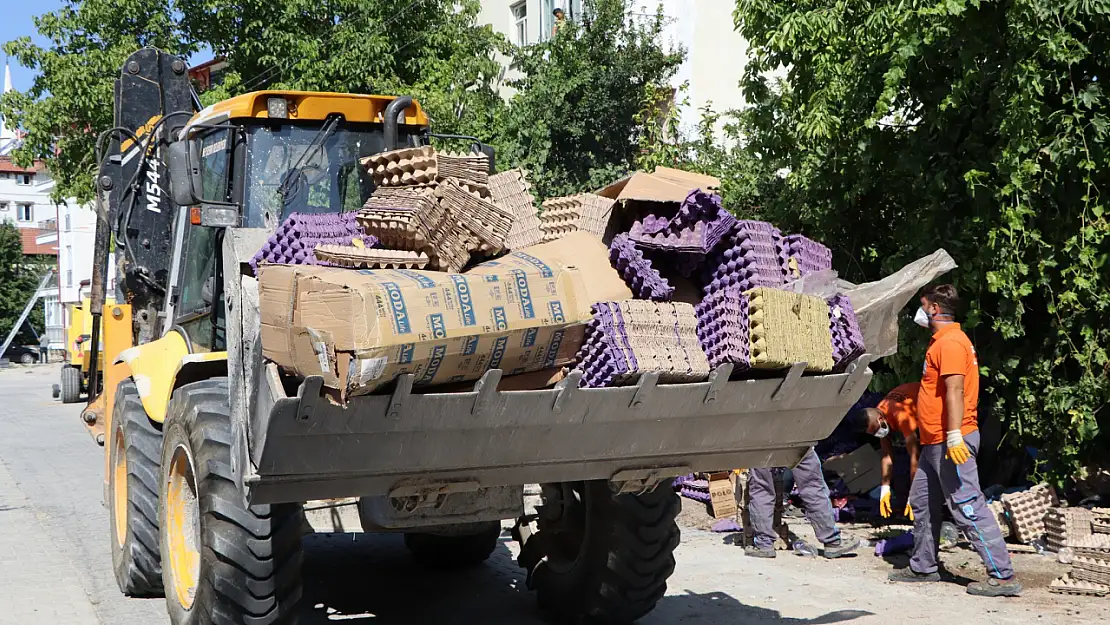 Konya' daki çöp ev temizlendi