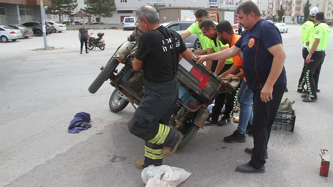 Konya'daki kazada motosiklet sürücüsü hayatını kaybetti!