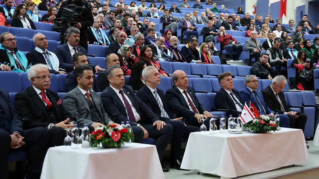 Konya'daki o üniversitede akademik yıl açılışı oldu: KKTC Cumhurbaşkanına fahri doktora ünvanı verildi!