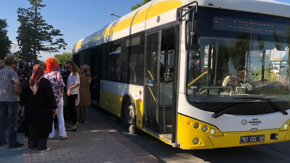 Konya'daki otobüs seferlerinde yılbaşında değişiklik yaşanacak!