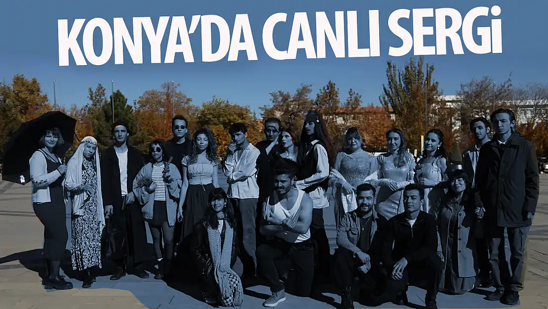 Konya'daki üniversitede canlı sergi düzenlendi!