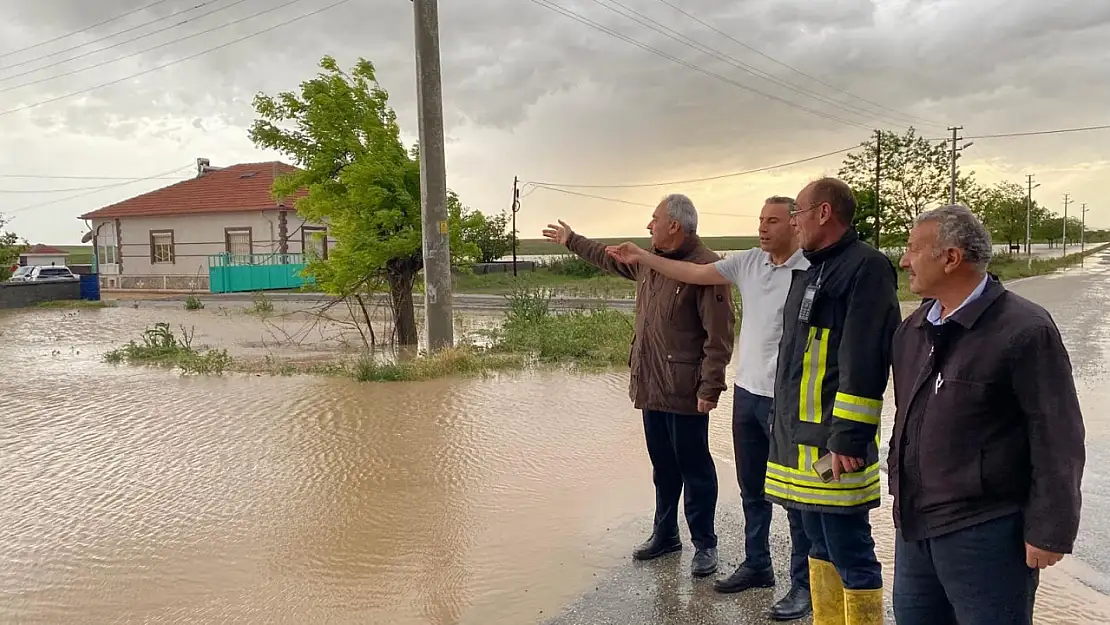 Konya'daki yağışlar tarım alanlarına zarar verdi!