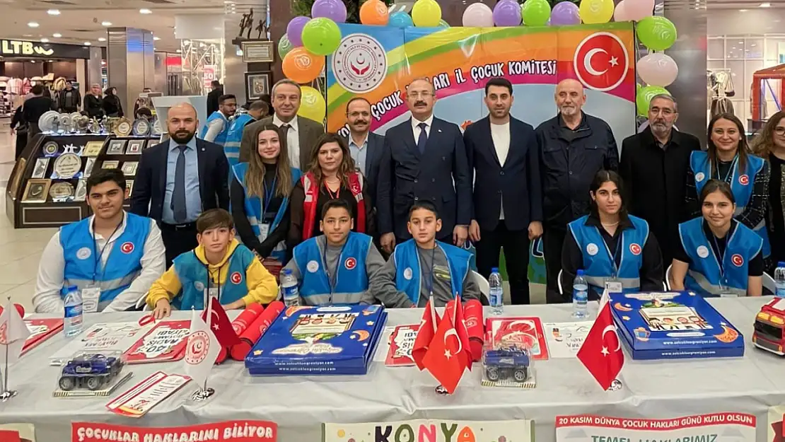 Konya'dan dünyanın dört bir yanına 'Çocuk Hakları Her Yerde'