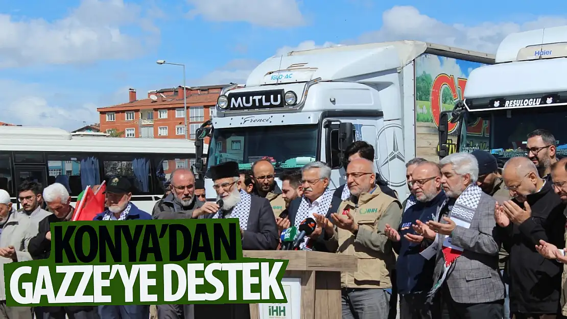 Konya'dan Gazze'ye Destek