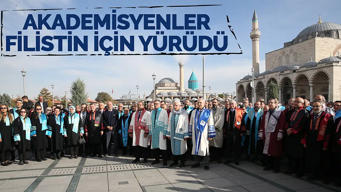 Konya'dan İsrail'e sessiz çığlık