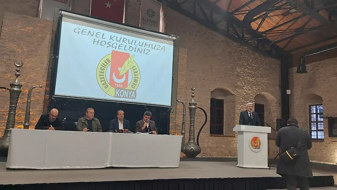 Konya Gazeteciler Cemiyeti başkanını seçiyor!