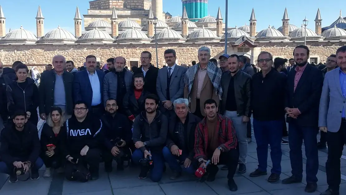 Konya Gazeteciler Cemiyeti'nden net mesaj: 'Filistin halkının sesi olmaya devam edeceğiz'