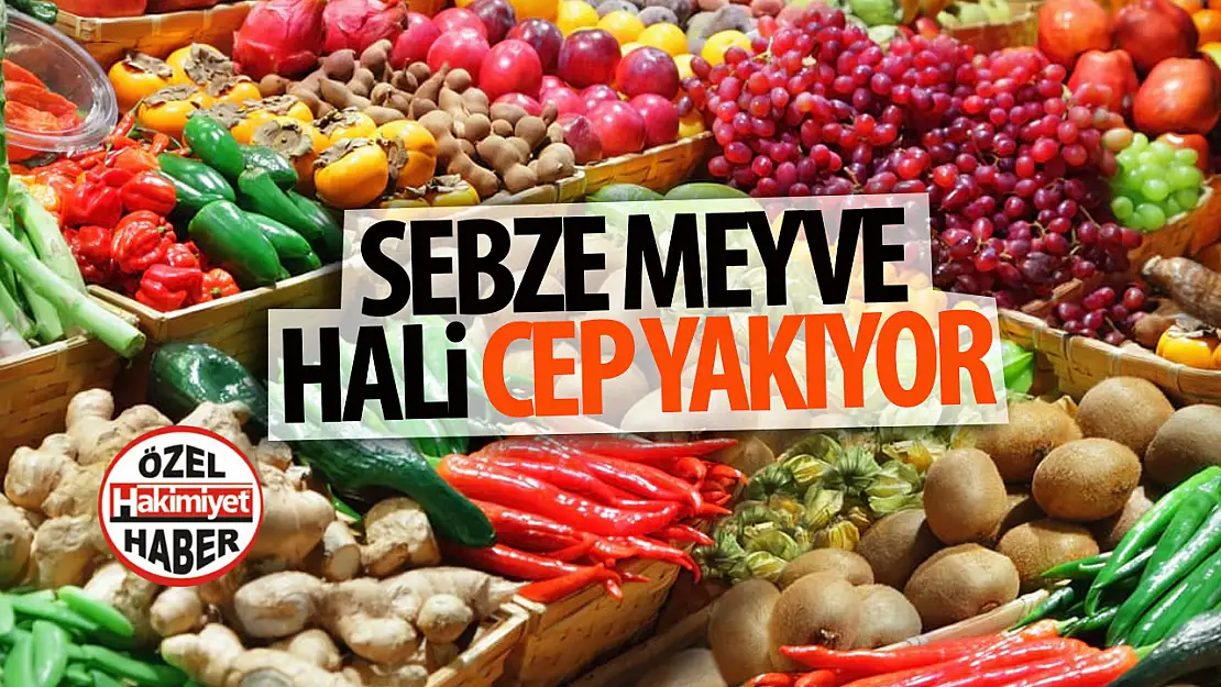 Konya Halinde Sebze ve Meyve Fiyatları Cep Yakıyor