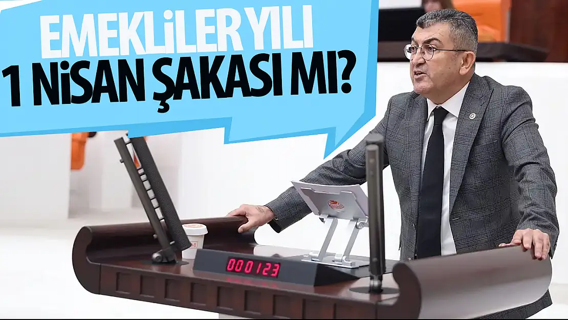 Konya Milletvekili TBMM'de konuştu: 'Emekliler yılı 1 Nisan şakası mıydı?'