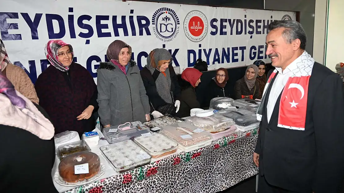 Konya'nın bu ilçesinde Gazze için kermes düzenlendi!