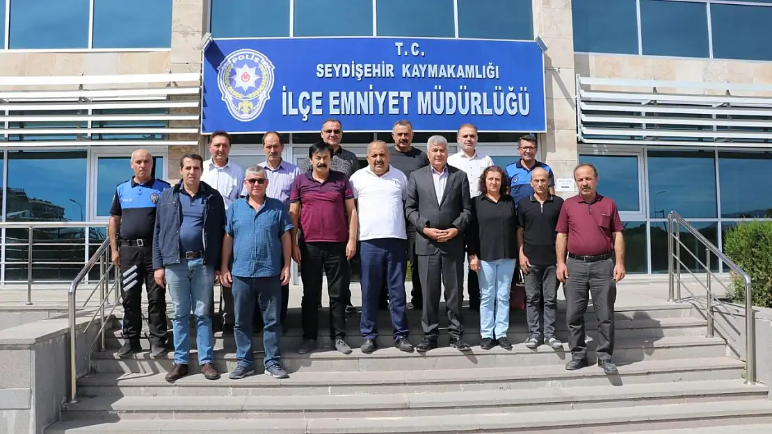 Konya'nın o ilçesinde emniyet ve muhtarların istişare toplantısı