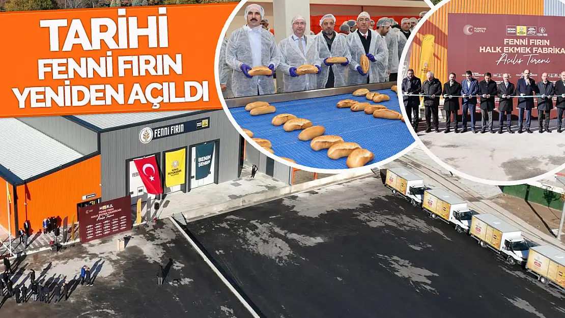 Konya'nın Tarihi Fenni Fırını Fabrikasının Açılışı Yapıldı