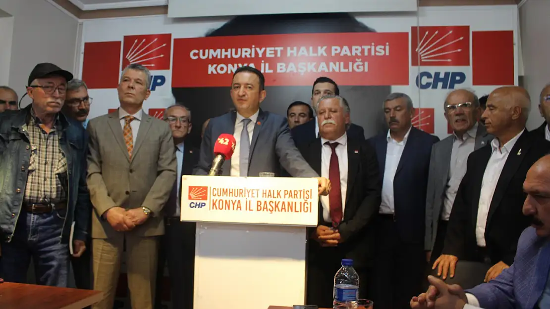 Konya'nın yeni vekili basın karşısında