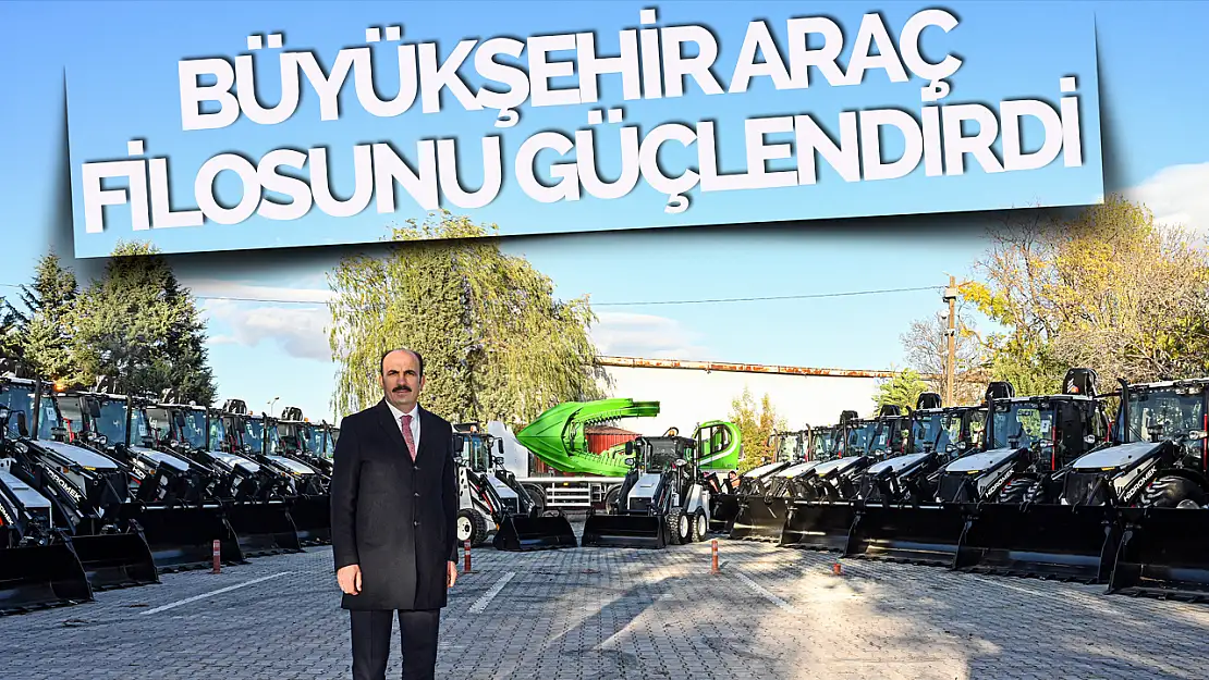 Konya'nın Yeşil Alanları İçin Yeni İş Makineleri