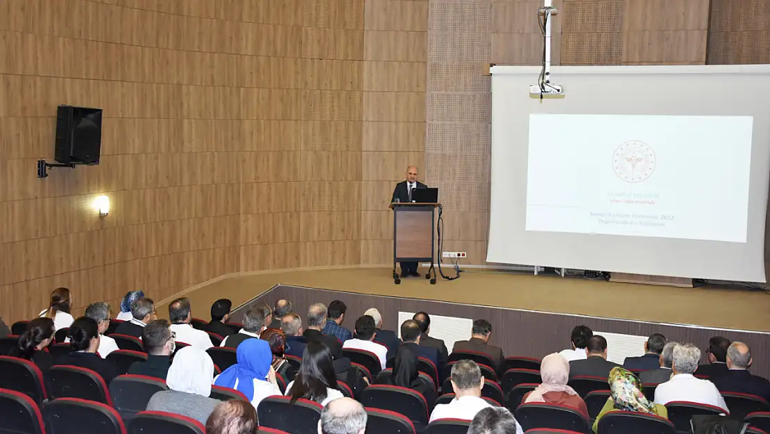 Konya Numune Hastanesi'nde değerlendirme toplantısı yapıldı