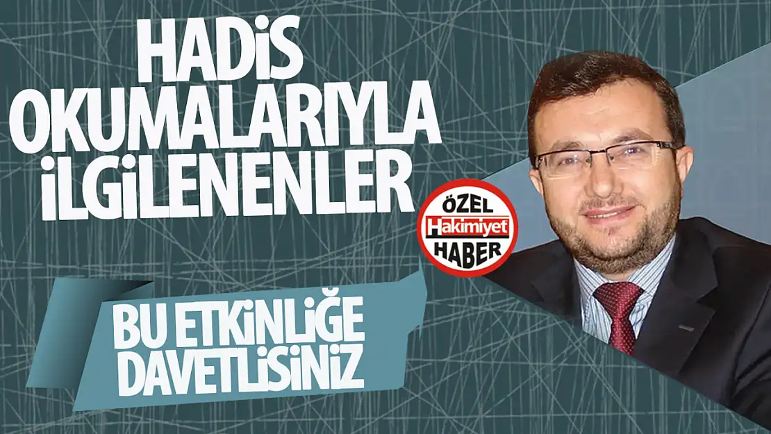 Konya Okulu'ndan Hadis (Buhari) Okumaları Etkinliği!