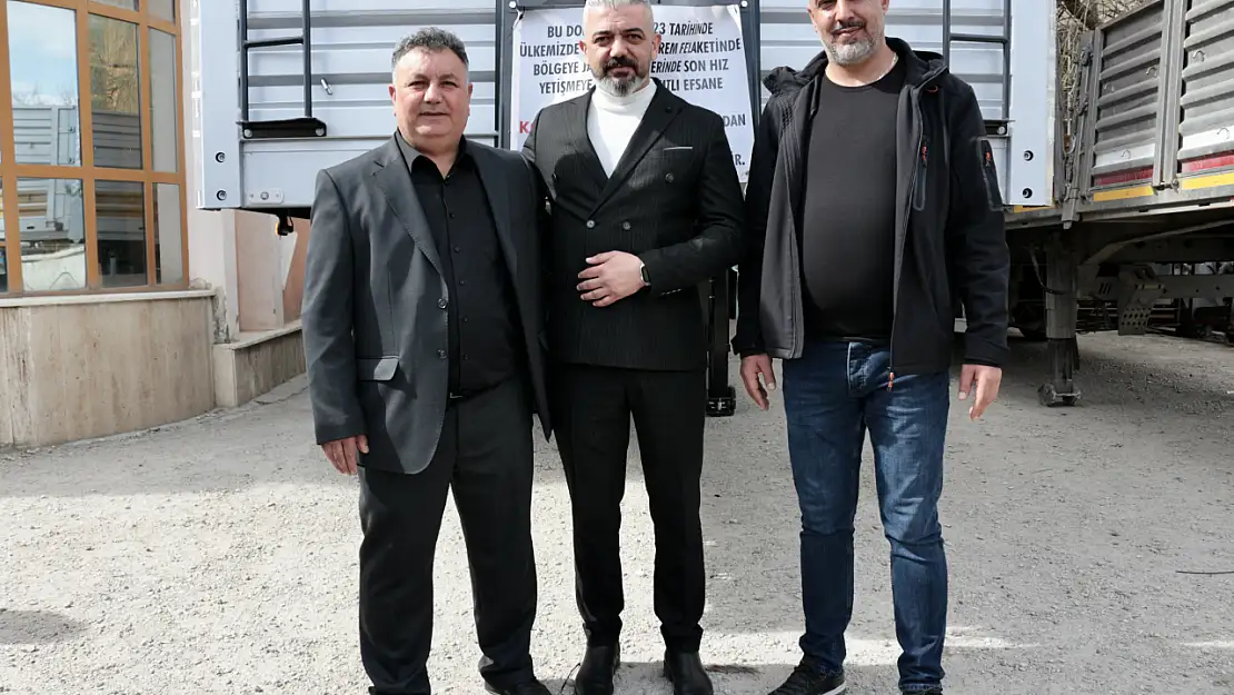 Konya organize sanayisinden tır şoförüne jest