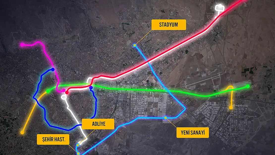 Konya Şehir Hastanesi-Stadyum 2. Etap tramvay hattı yapımı Ulaştırma ve altyapı Bakanlığı'na devredildi!