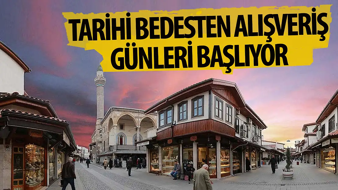 Konya Tarihi Bedesten Alışveriş Günleri Başlıyor