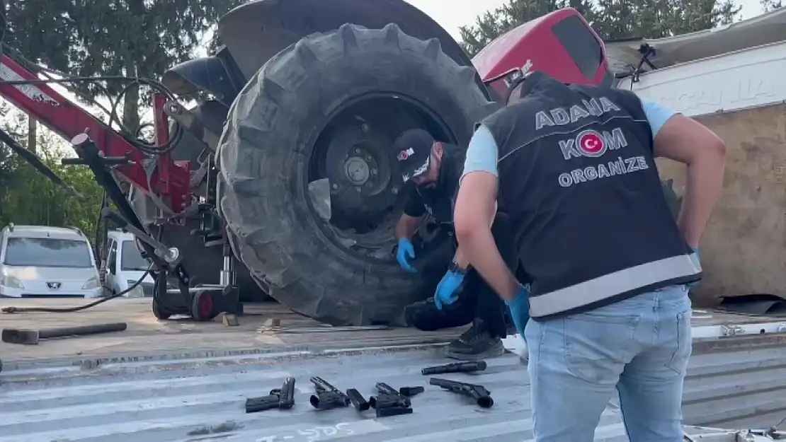 Konya üzeri silah sevkiyatı polise takıldı