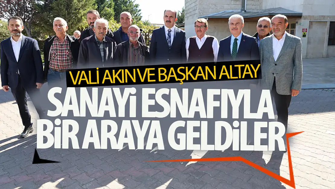 Konya Valisi Akın ve Başkan Altay, Marsan Sanayi'de Vatandaşlarla Buluştu