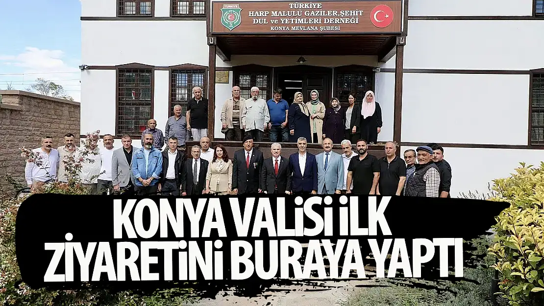 Konya Valisi İbrahim Akın'dan İlk Ziyaret Gerçekleşti