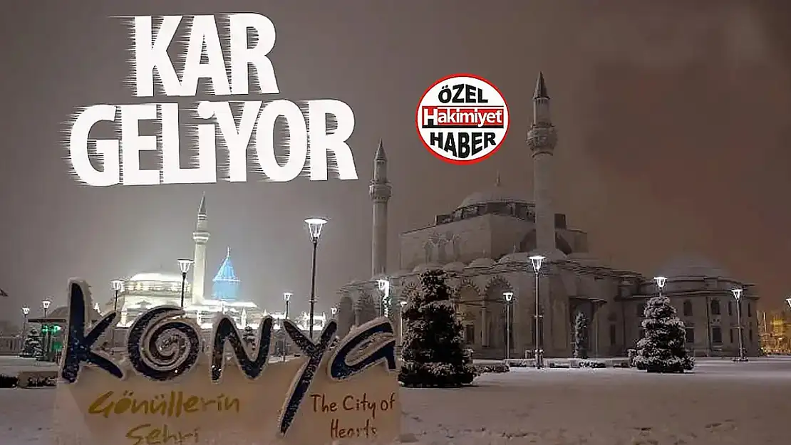 Konya'ya kar müjdesi: 2 gün il genelinde etkili olacak!