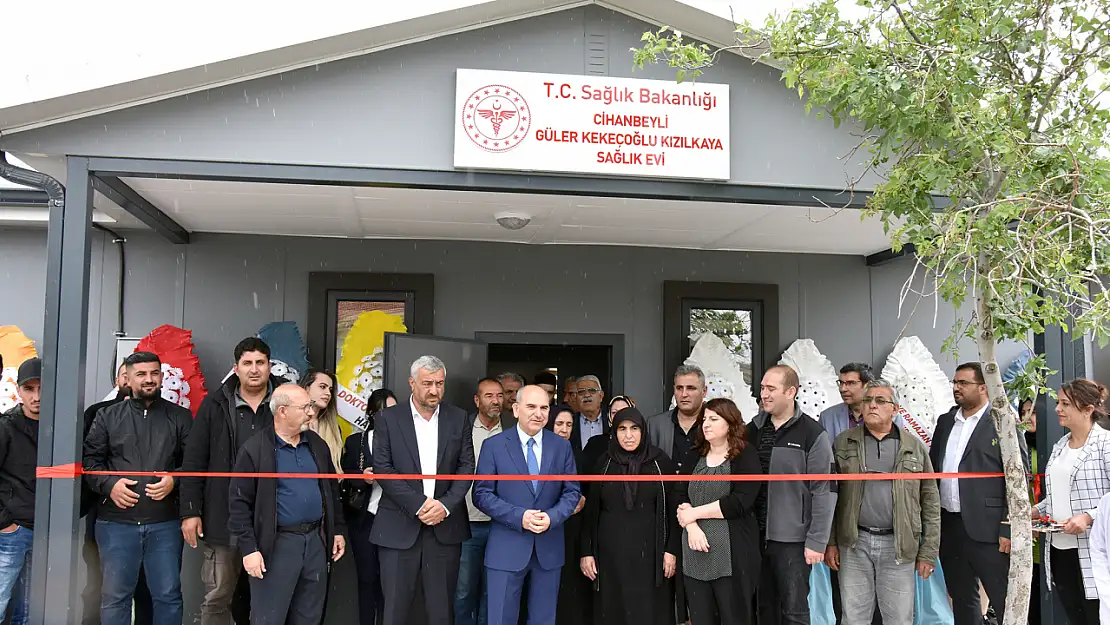 Konya'ya kazandırılan sağlıkevleri hizmete açıldı