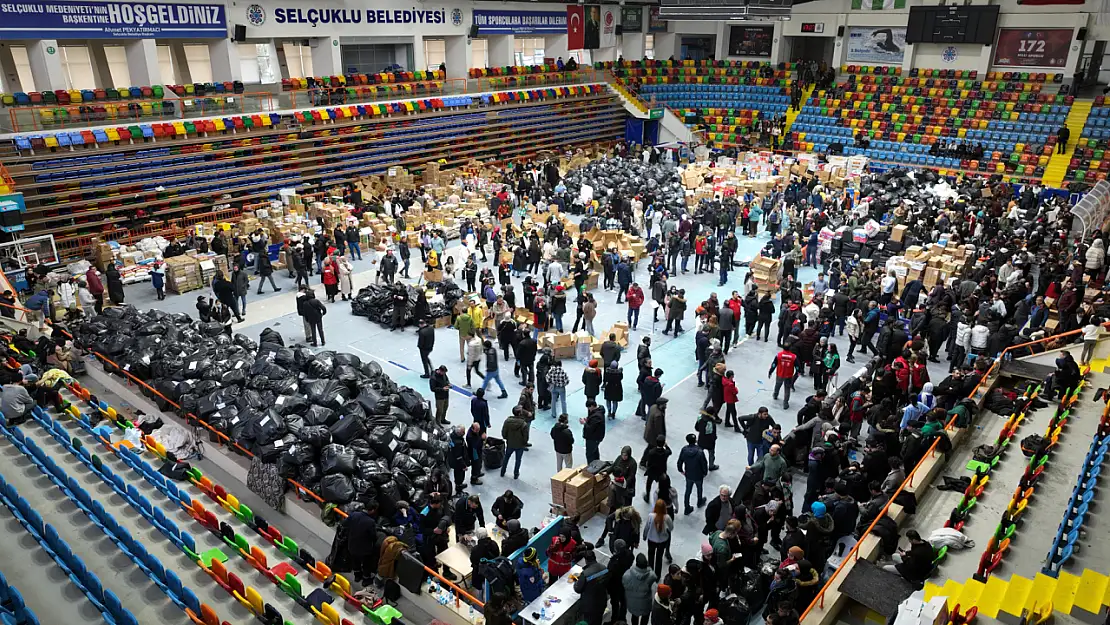 Konya yardımlaşma ve dayanışmada tek yürek oldu