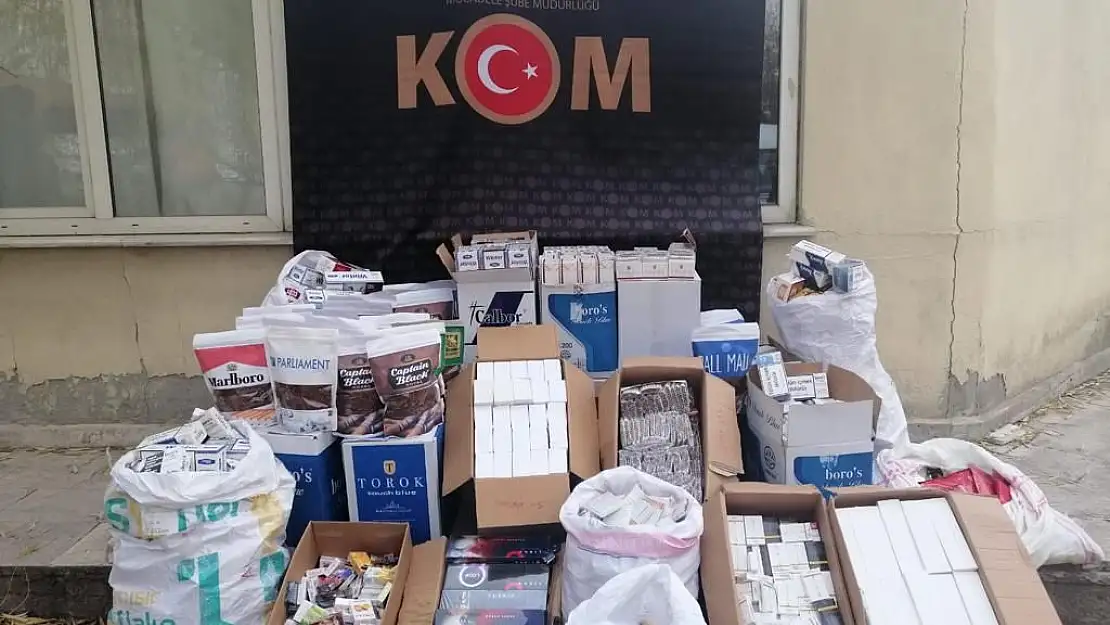 Konya'da 150 bin boş makaron ele geçirildi