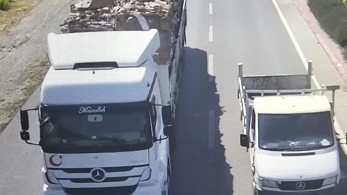 Konya'da çevreyi kirletip trafiği tehlikeye attı cezayı yedi!