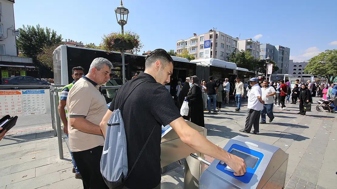 Konya'da onlara toplu ulaşım 10 gün ücretsiz