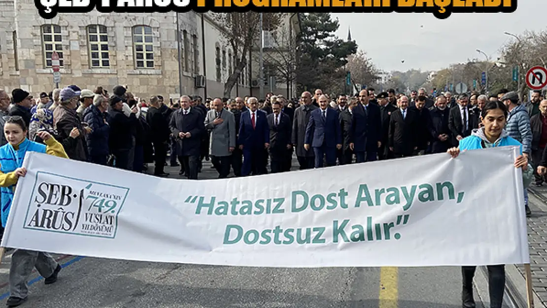 Konya'da Şeb-i Arus programları başladı