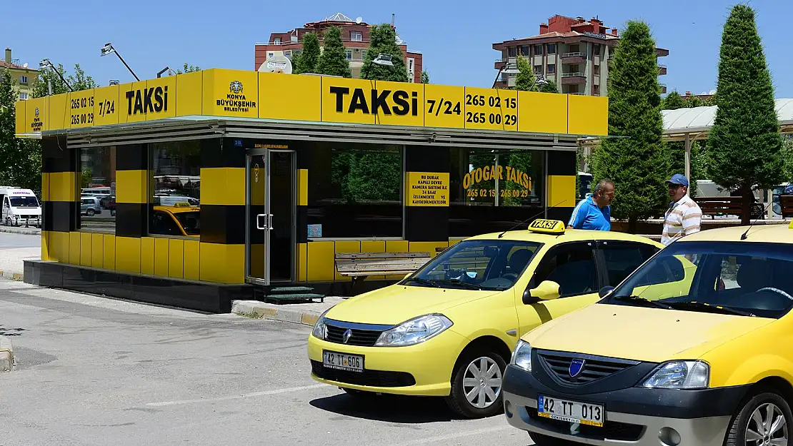 Konya'da taksi ücretlerine zam!