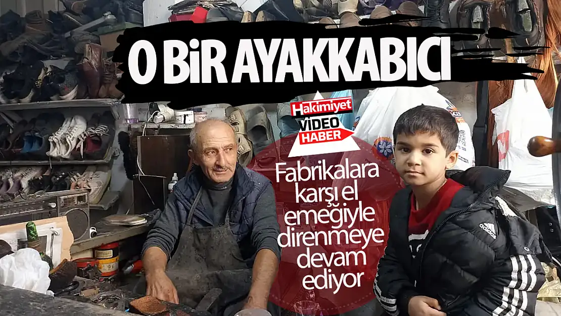 Konyalı ayakkabı tamircisi fabrikalara karşı mesleğini yaşatıyor!